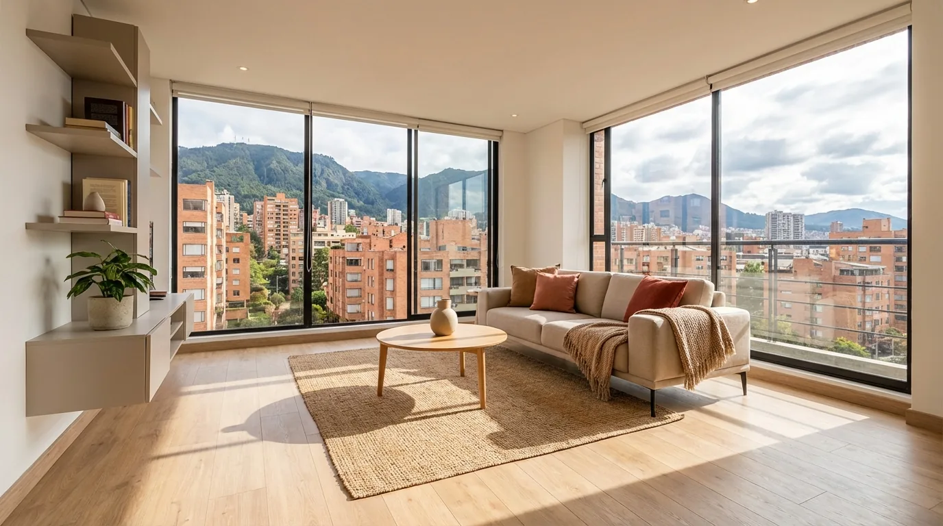 Apartamento moderno listo para arrendar en Bogotá