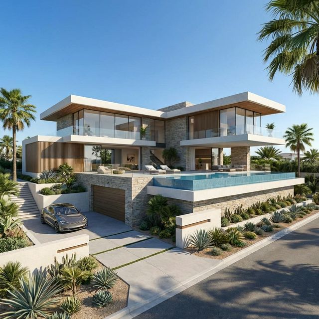 Propiedad de lujo moderna